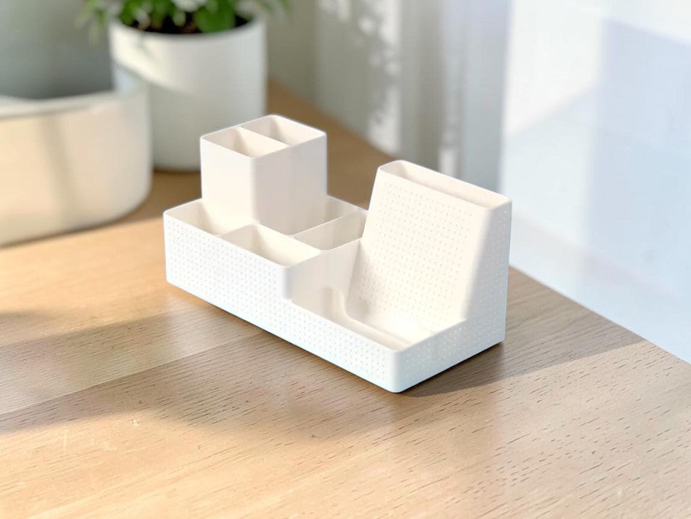 Desk Organizer – Phone & Pen Holder for Home or Office